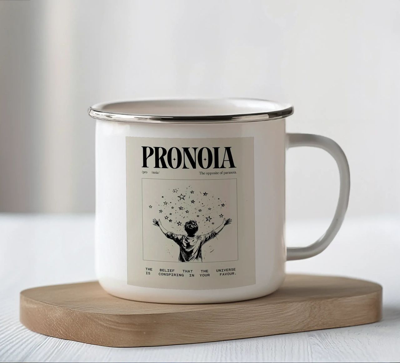 Pronoia tazza in smalto da Minae