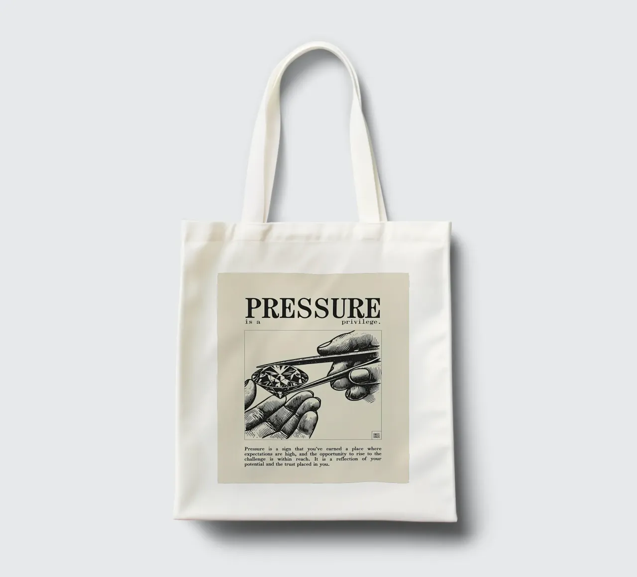 Pressione borsa in juta da Minae