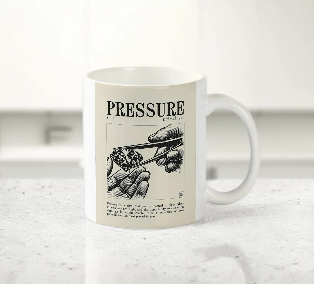 Druck Keramik Tasse von Minae