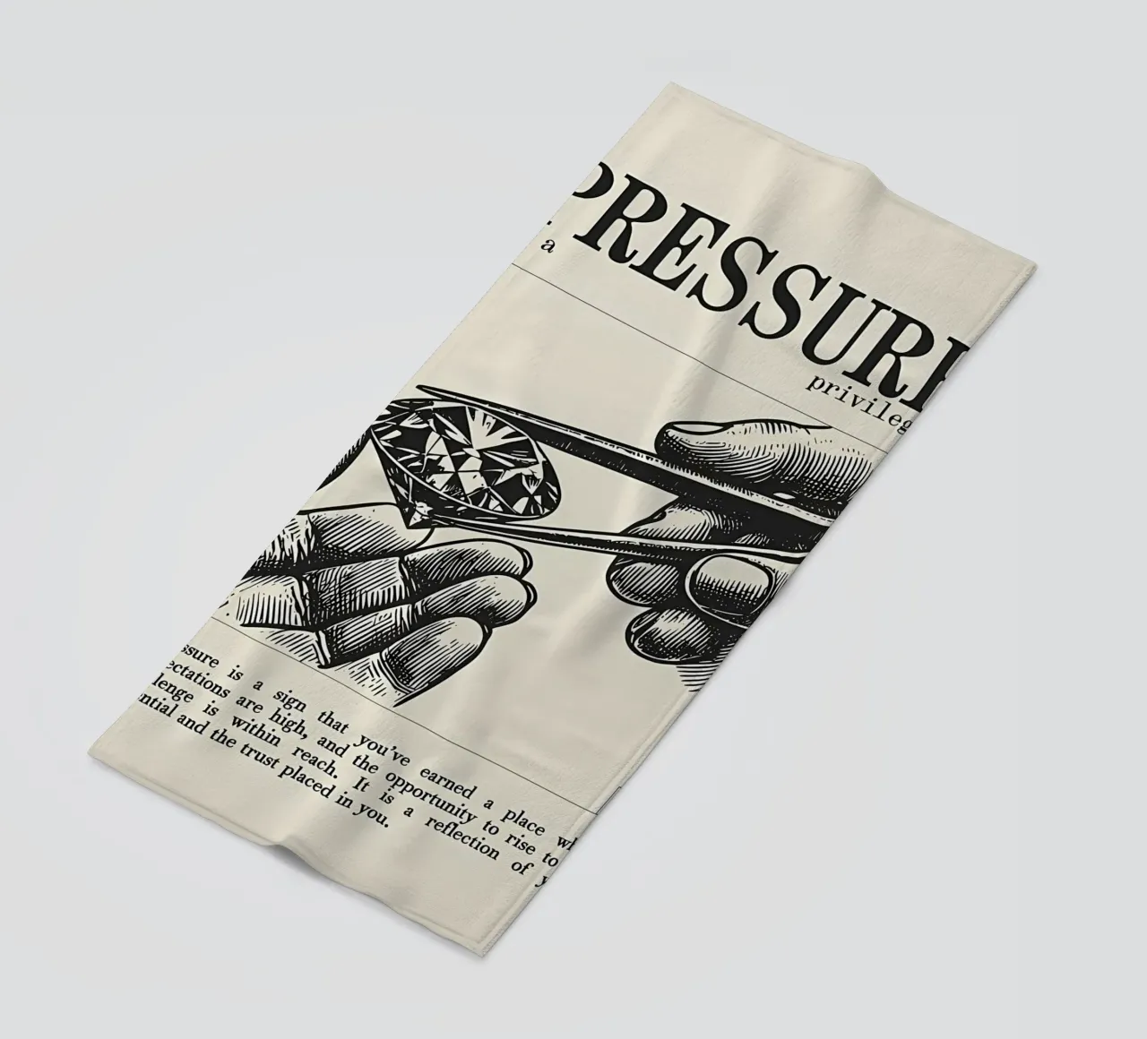 Pressure beach towel by Minae