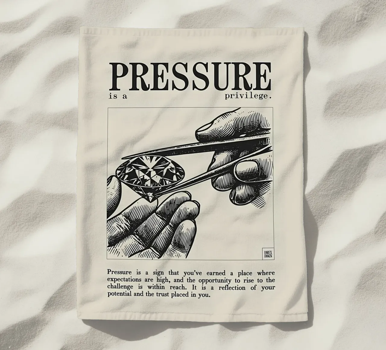 Pressure beach towel by Minae