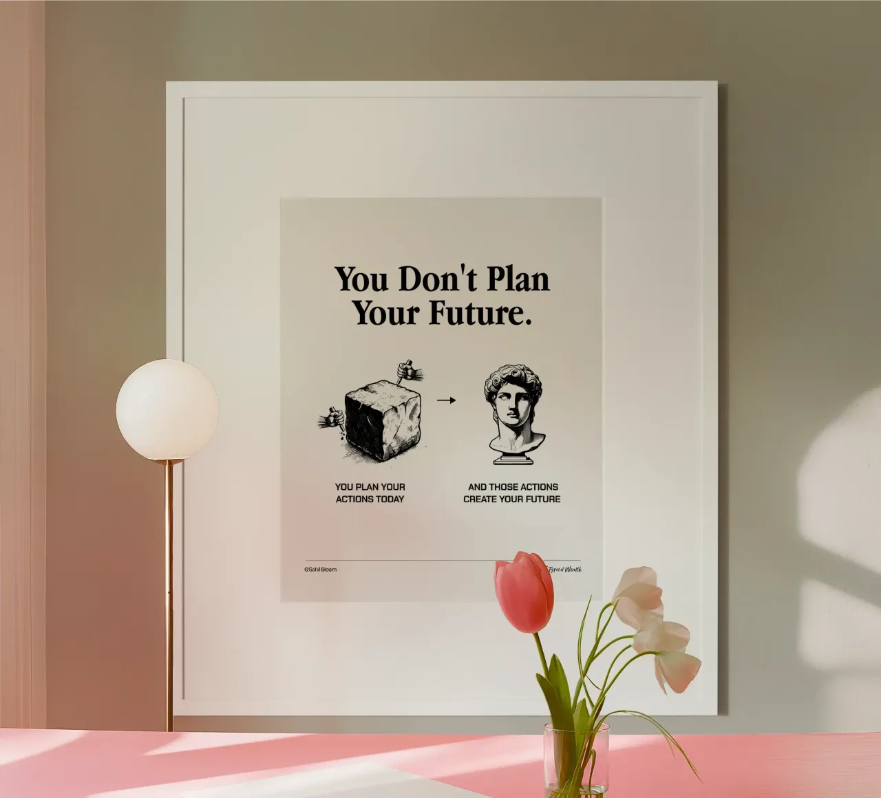 You dont plan your future Hahnemühle von Minae