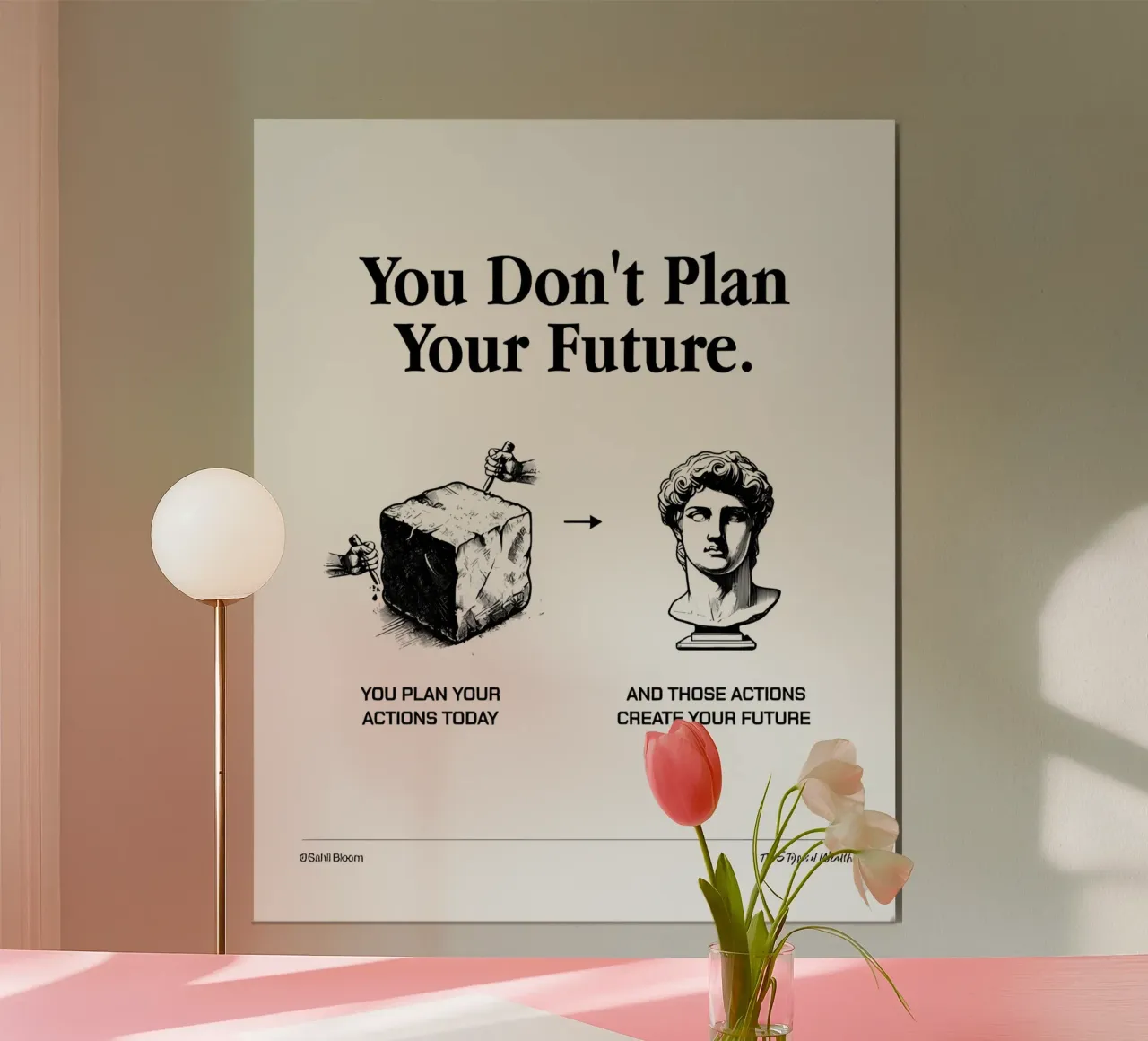 You dont plan your future Hahnemühle von Minae