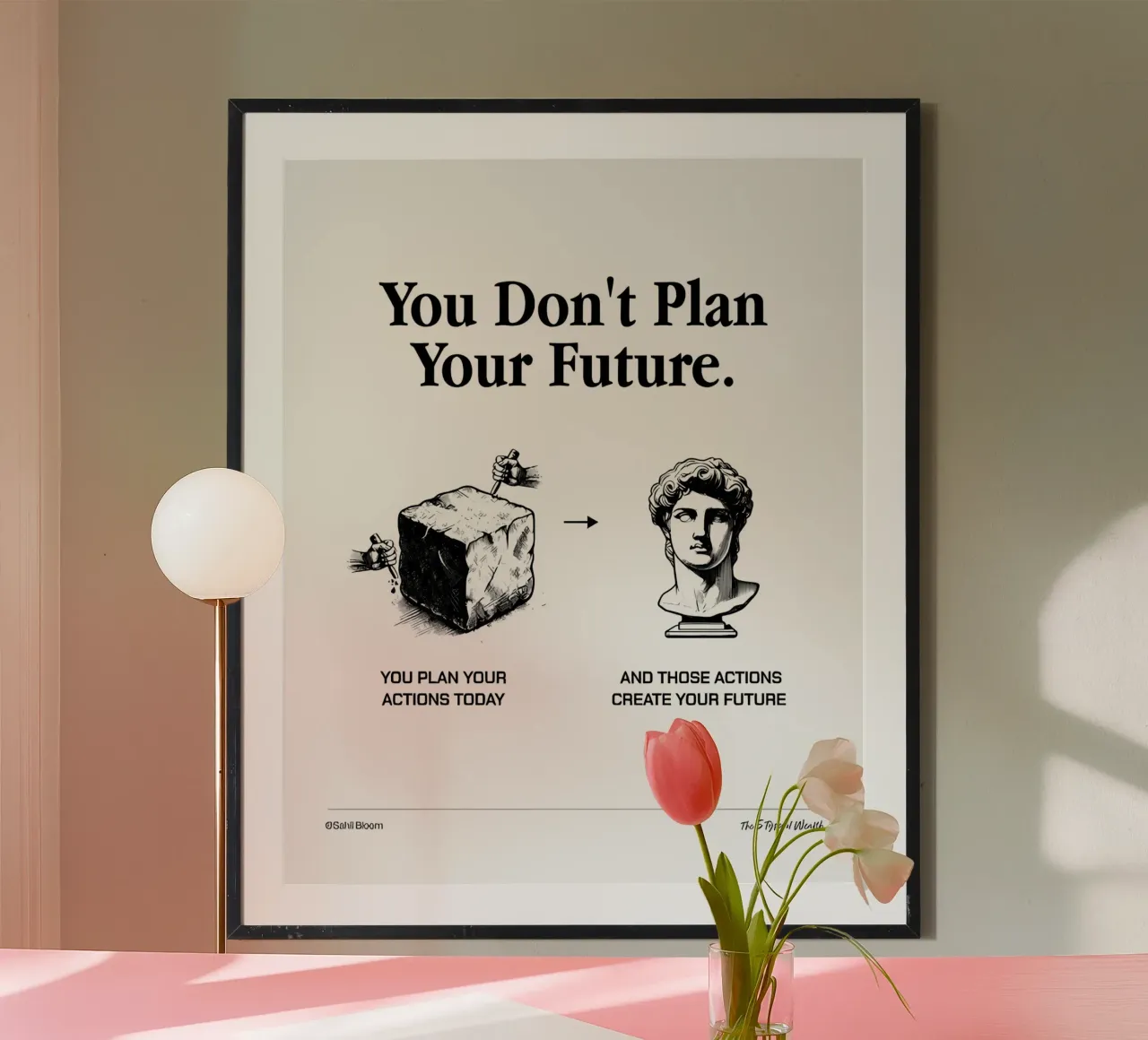 You dont plan your future Hahnemühle von Minae