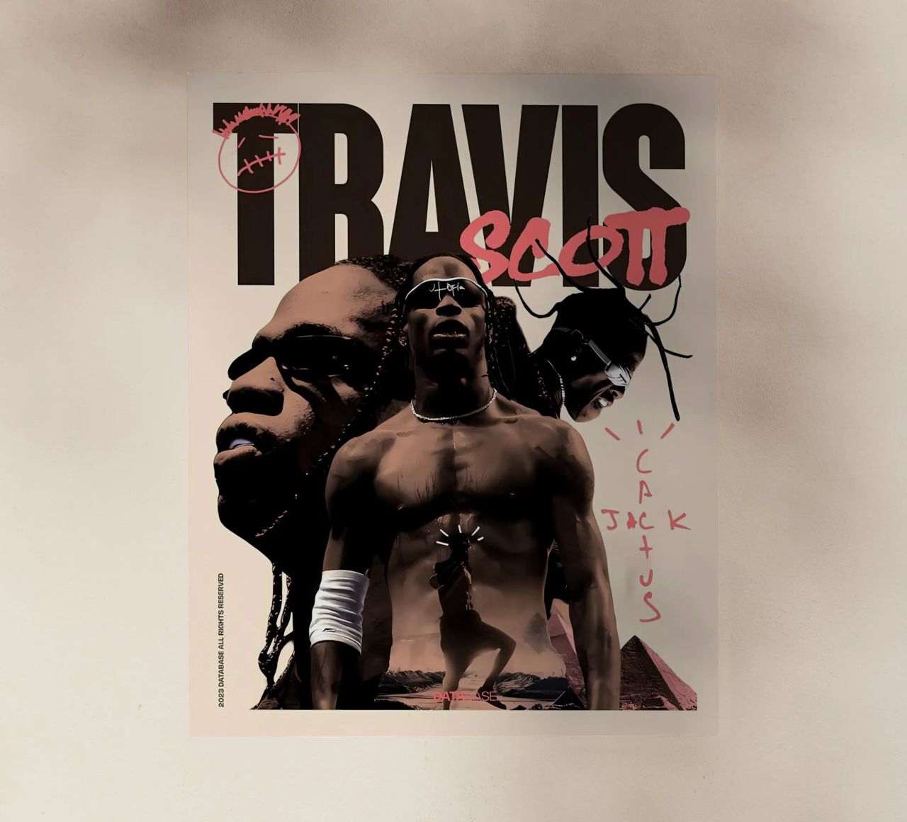 Travis scott pellicola backlit da Minae