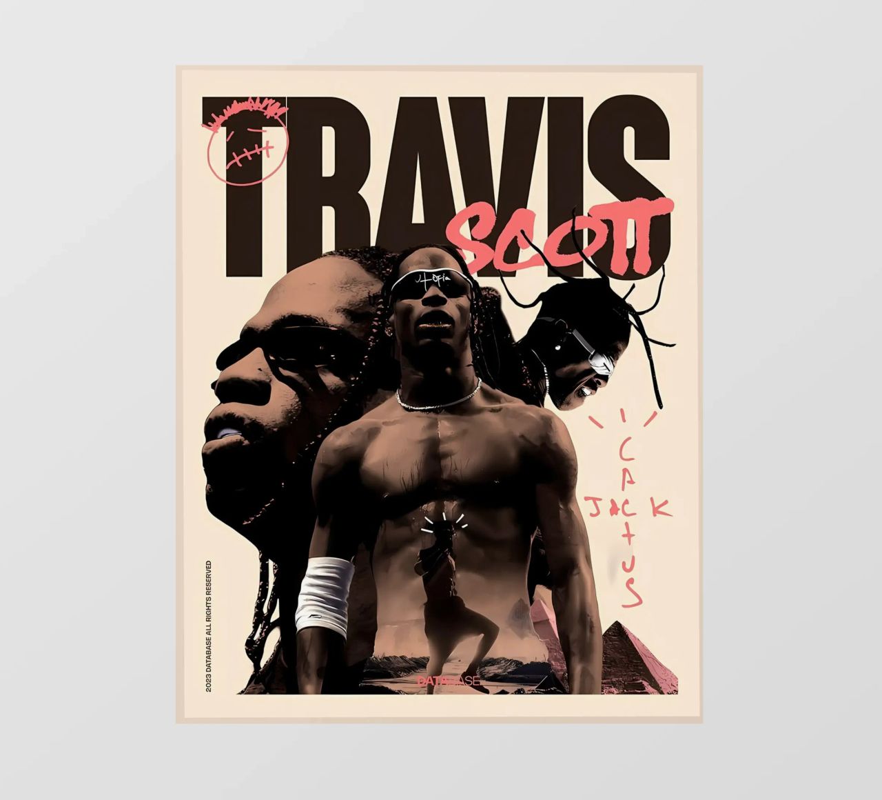 Travis scott pellicola backlit da Minae