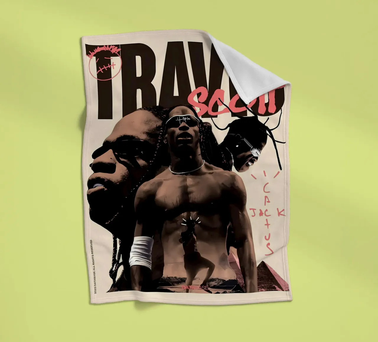 Travis scott coperta in pile da Minae