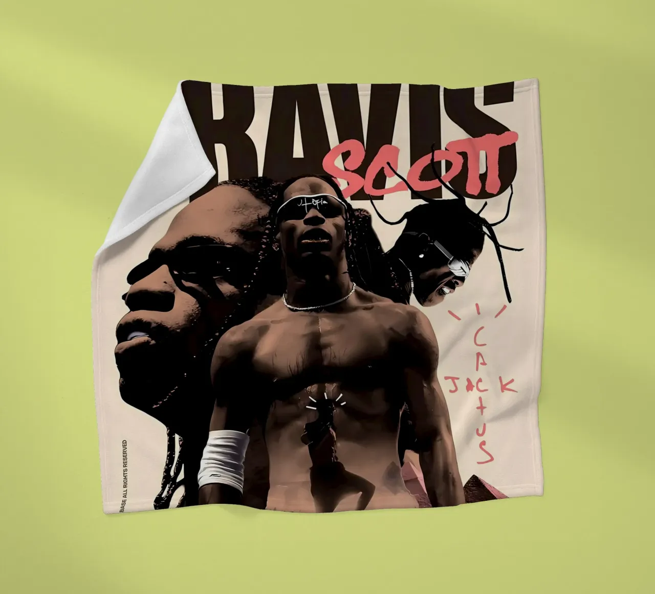 Travis scott coperta in pile da Minae