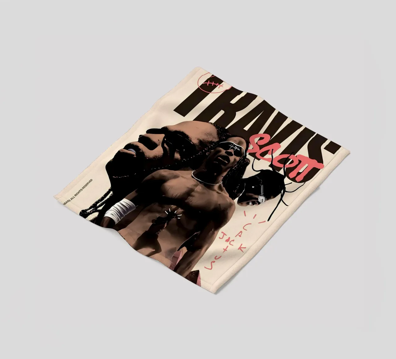 Travis scott coperta in pile da Minae