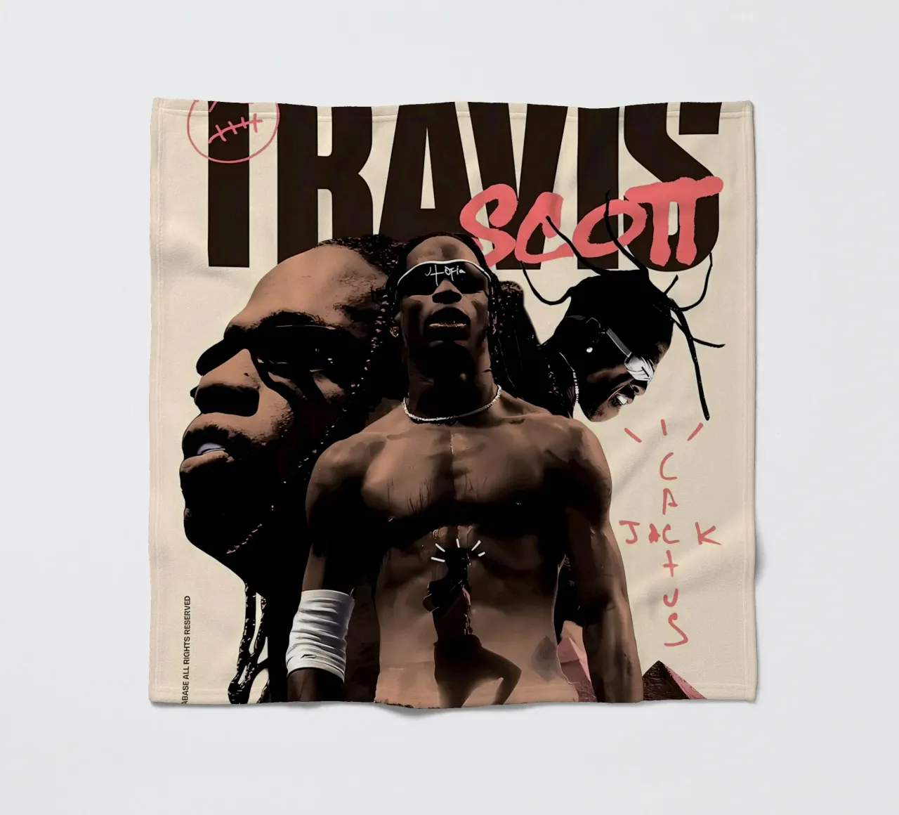 Travis scott coperta in pile da Minae