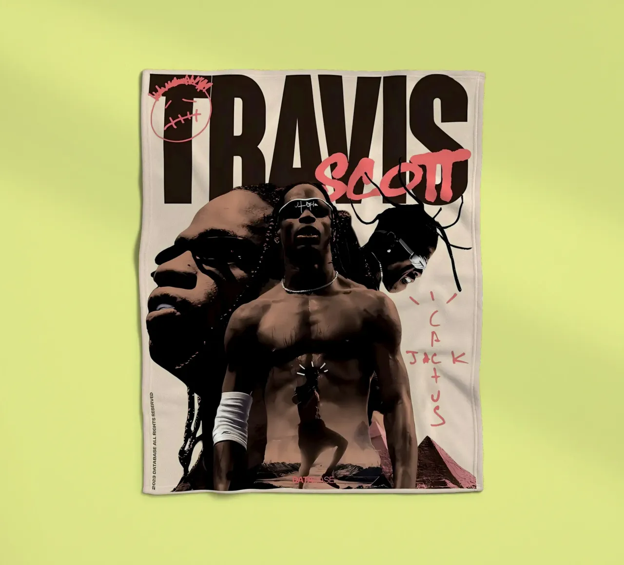 Travis scott coperta in pile da Minae
