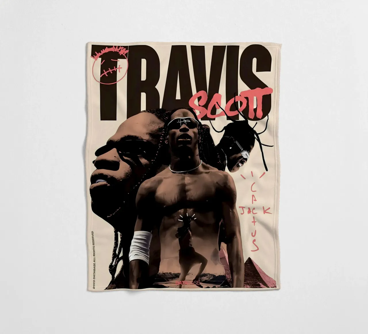 Travis scott coperta in pile da Minae