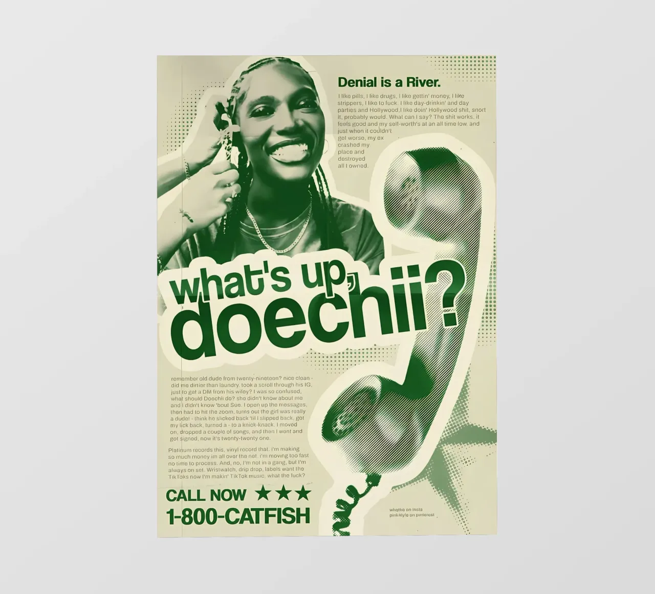 Cosa c'è sup doechii telo in pvc da Minae