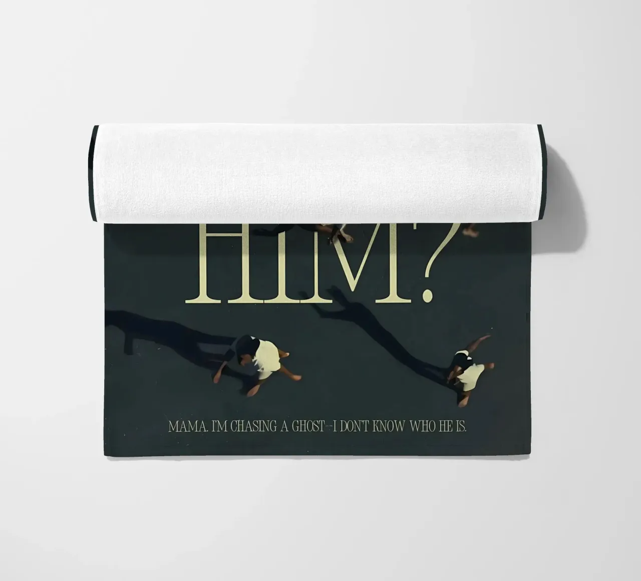 So, do I look him? beach towel by Minae