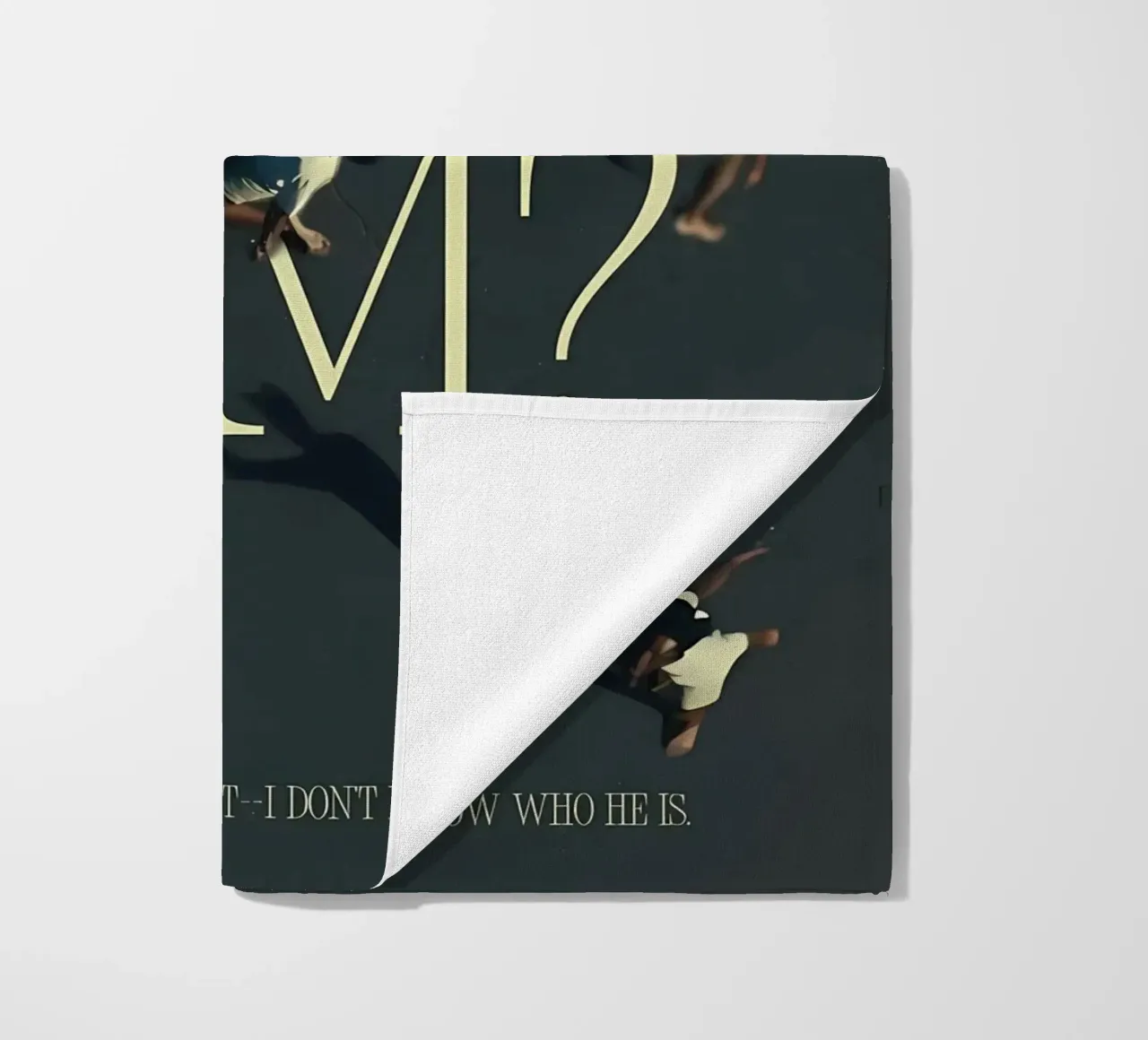 So, do I look him? beach towel by Minae