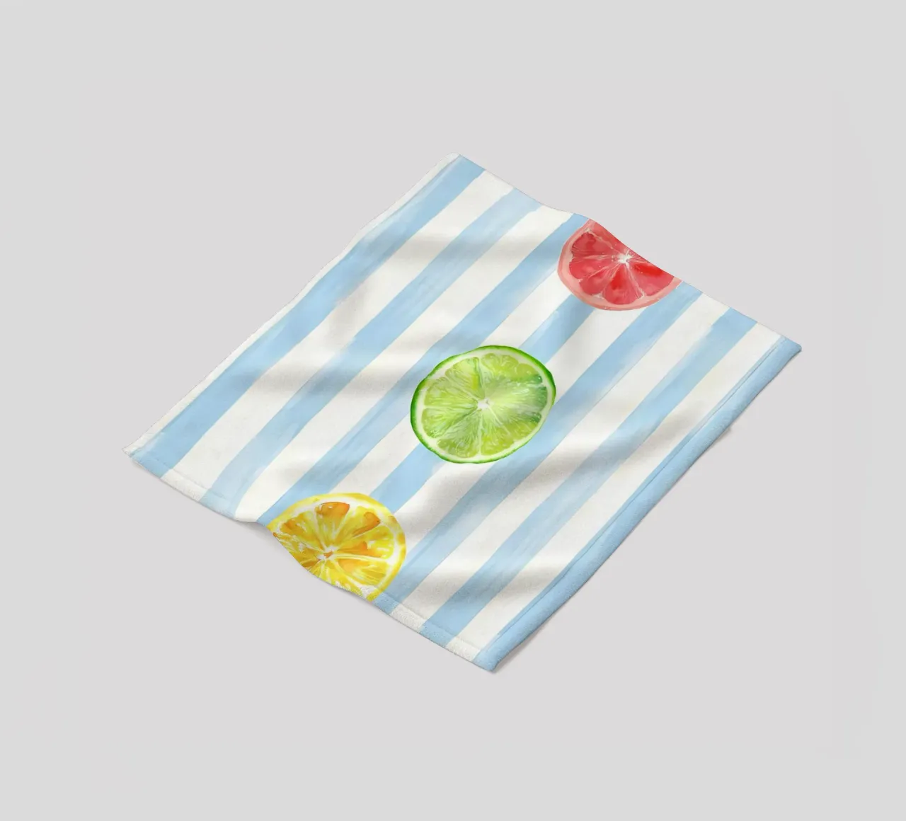 Zitrone Fleecedecke von Pinku