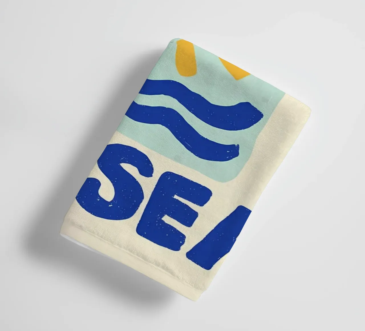 Al sole, in riva al mare asciugamano da bagno da Pinku