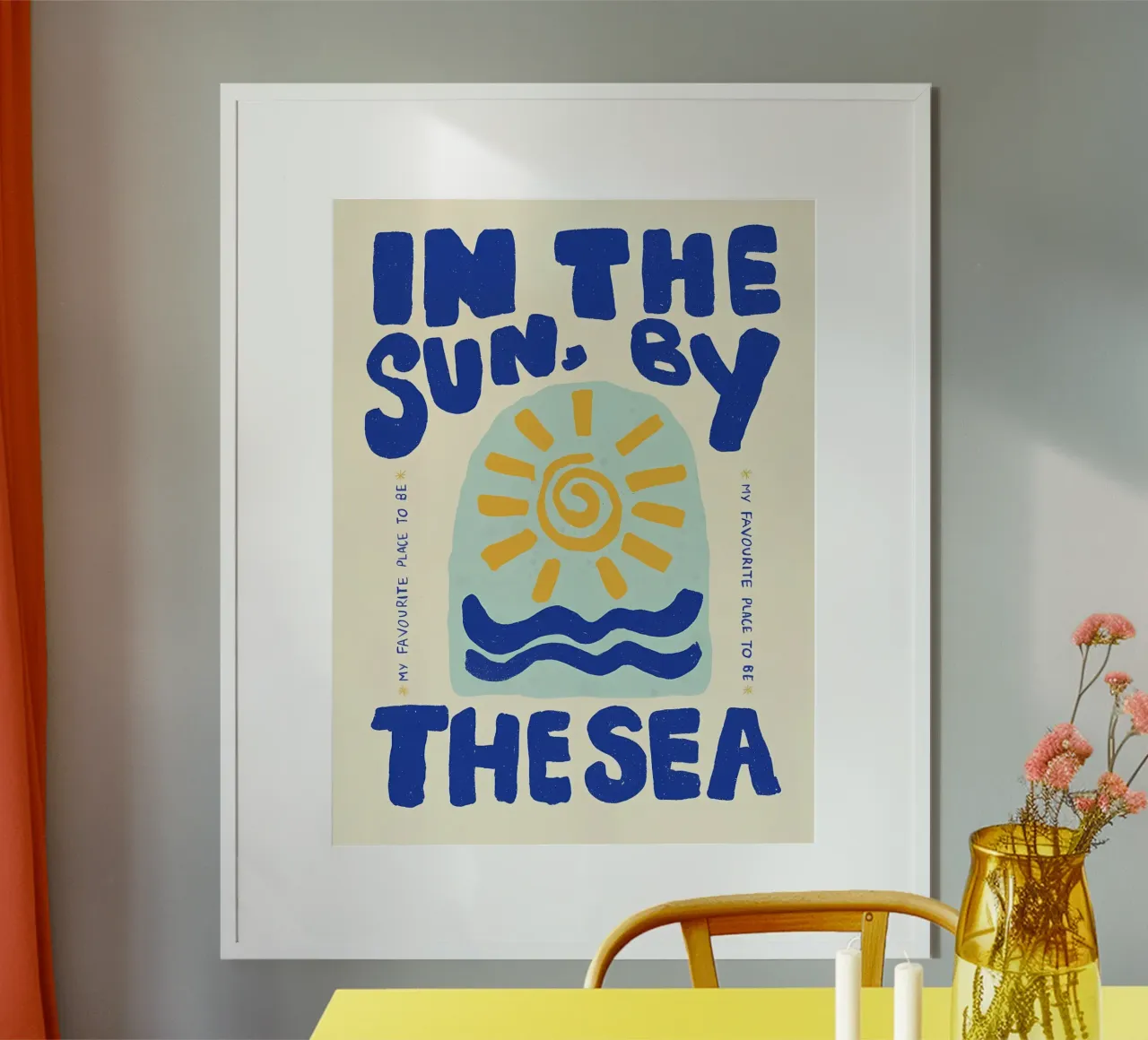 Al sole, in riva al mare carta hahnemühle da Pinku