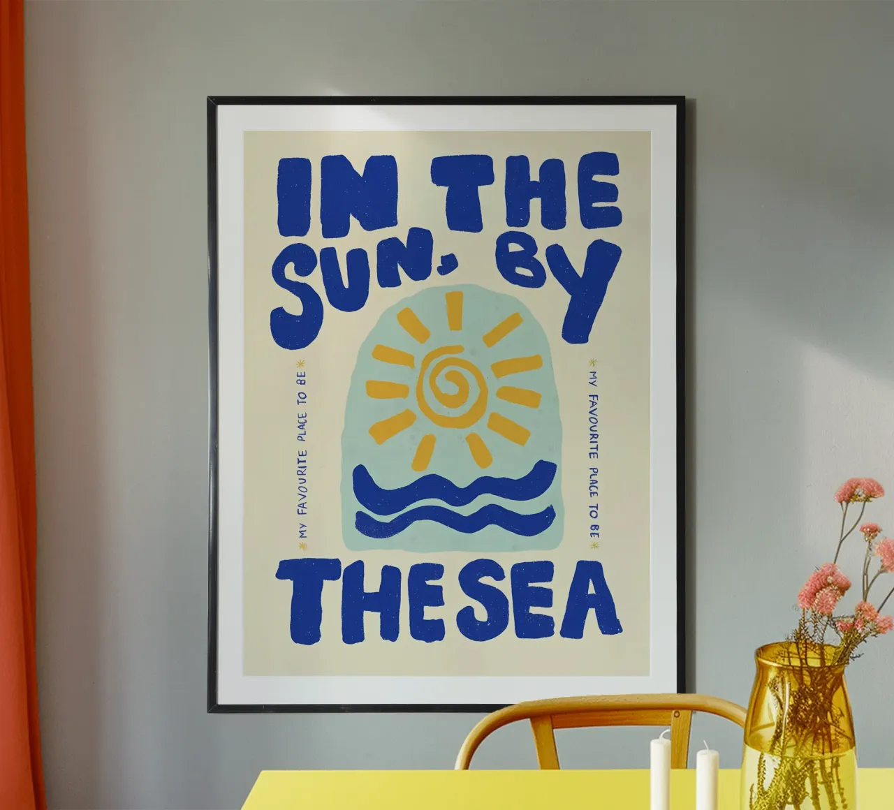 Al sole, in riva al mare carta hahnemühle da Pinku