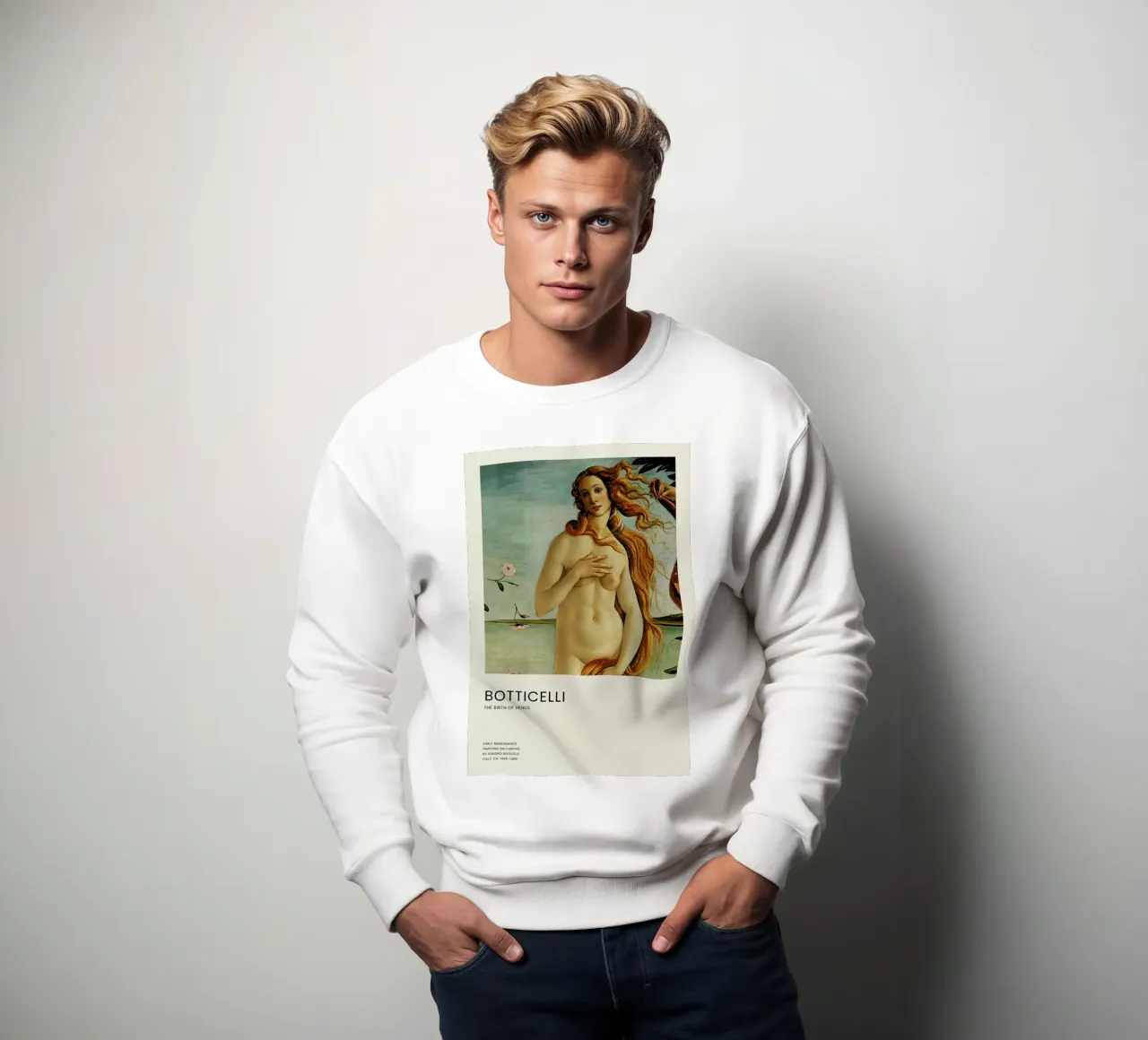 Botticelli - The Birth of Venus Close felpa da Vintage by JUNIQE