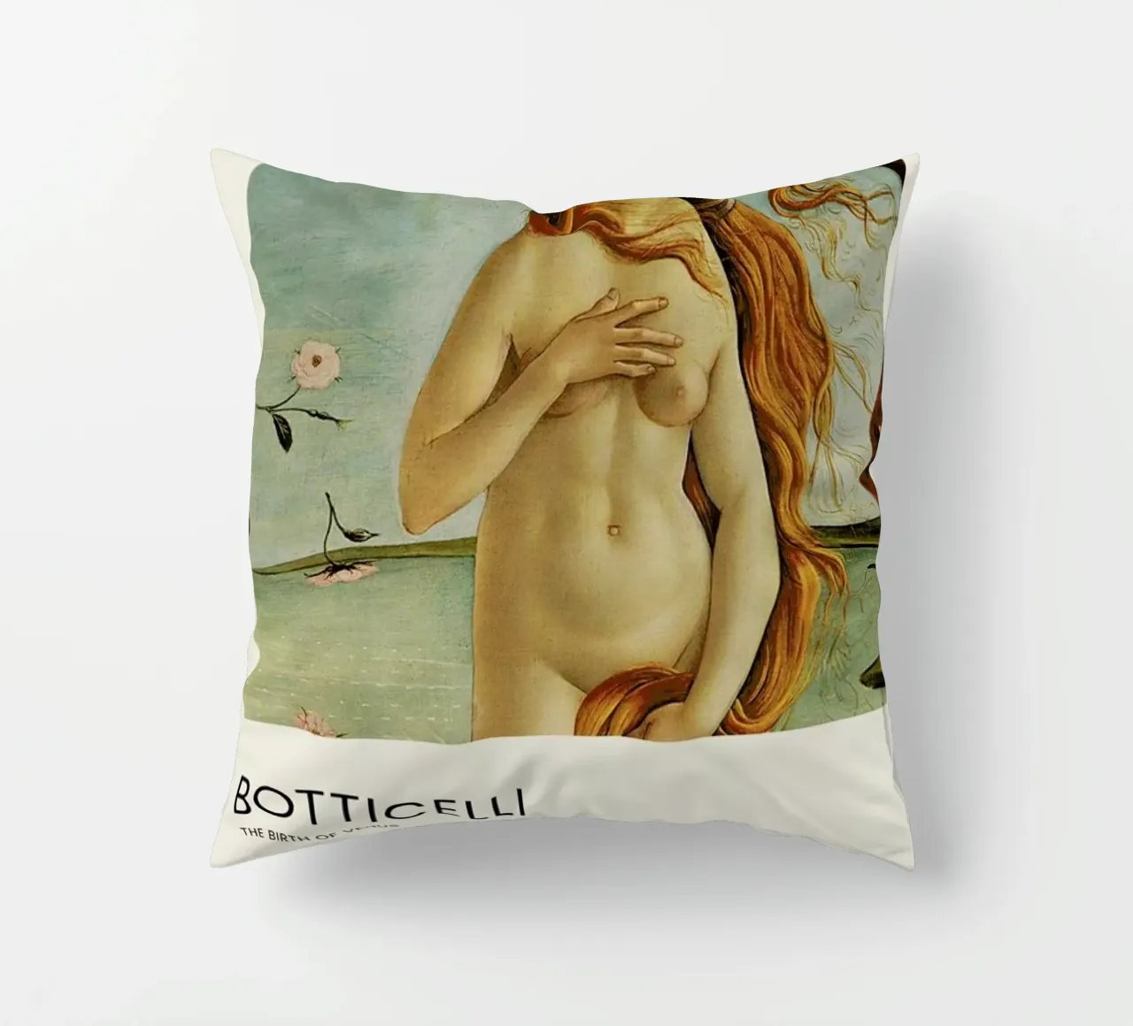 Botticelli - The Birth of Venus Close cuscino da Vintage by JUNIQE