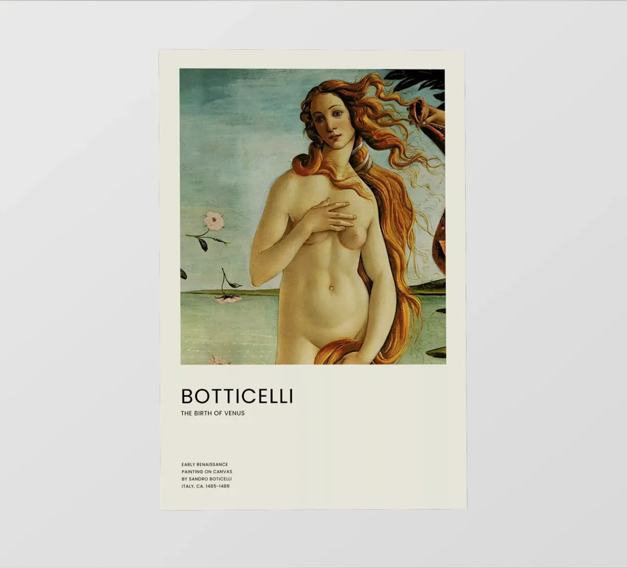 Botticelli - The Birth of Venus Close telo in pvc da Vintage by JUNIQE