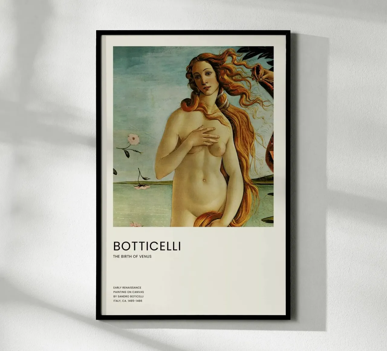 Botticelli - The Birth of Venus Close carta hahnemühle da Vintage by JUNIQE
