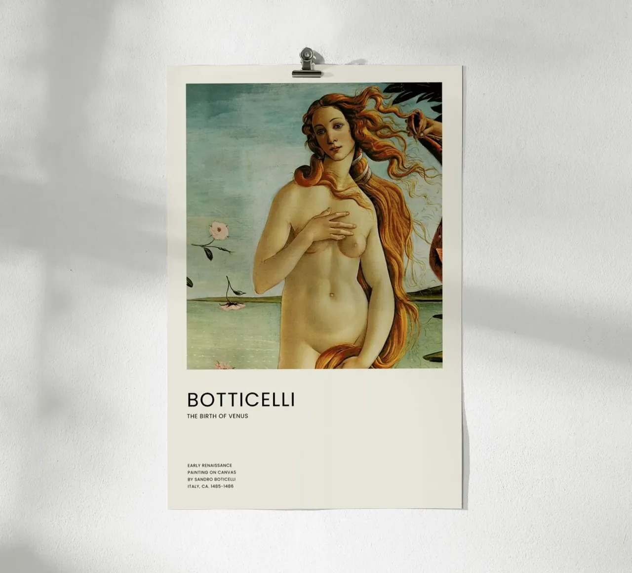 Botticelli - The Birth of Venus Close carta hahnemühle da Vintage by JUNIQE