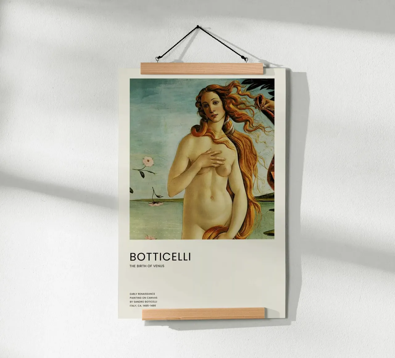 Botticelli - The Birth of Venus Close carta hahnemühle da Vintage by JUNIQE