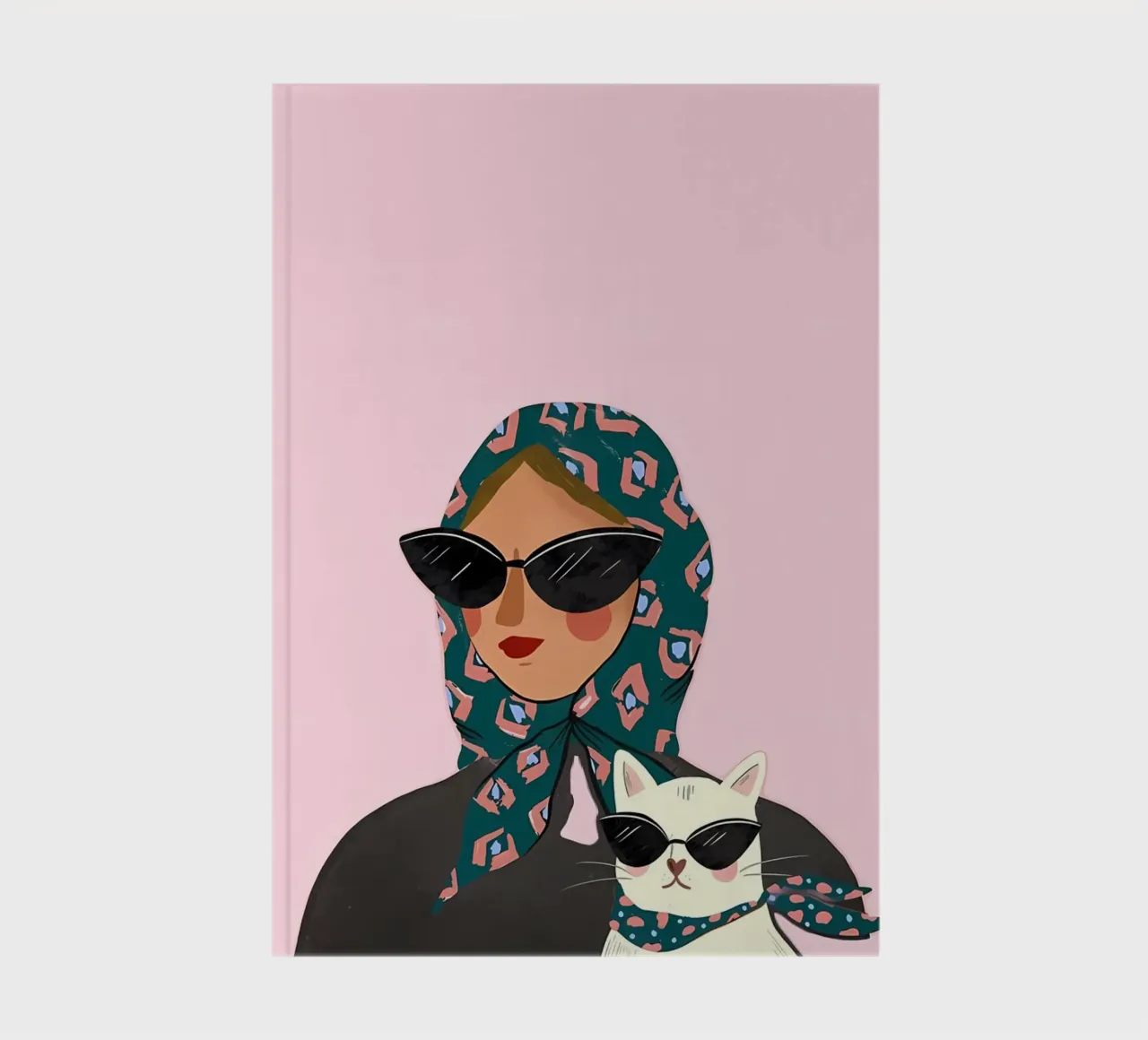 gatto ragazza cool diario da Pinku