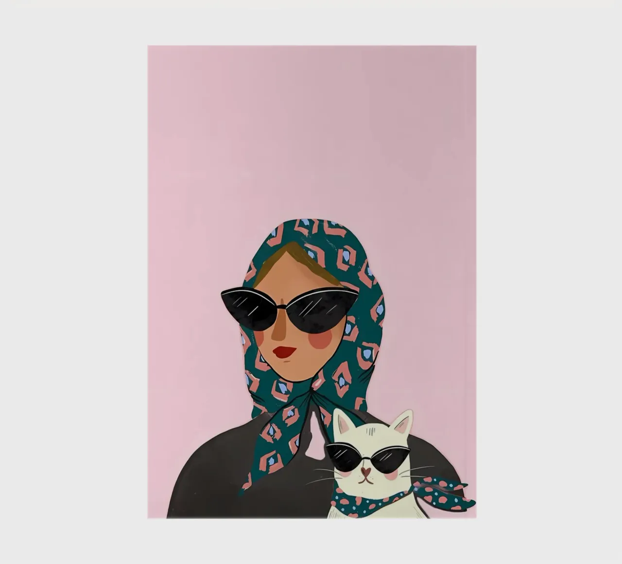 gatto ragazza cool diario da Pinku