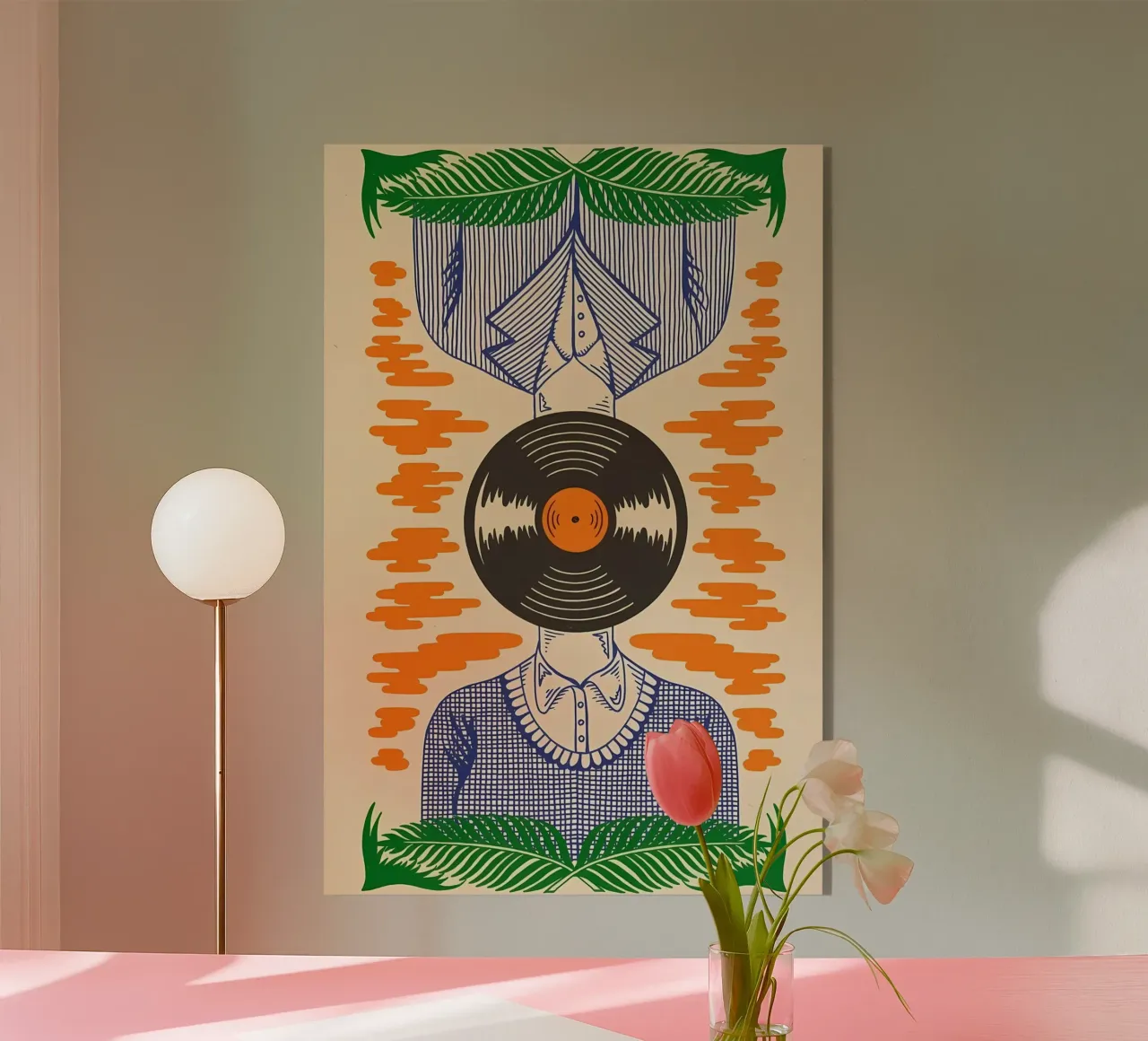 disco de vinilo metacrilato de Pinku