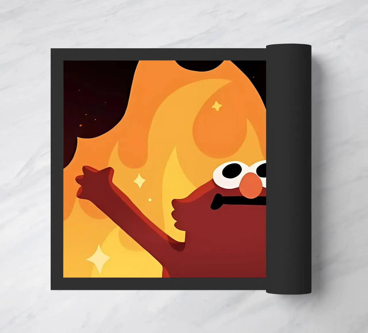 mostro di fuoco zerbino da Pinku
