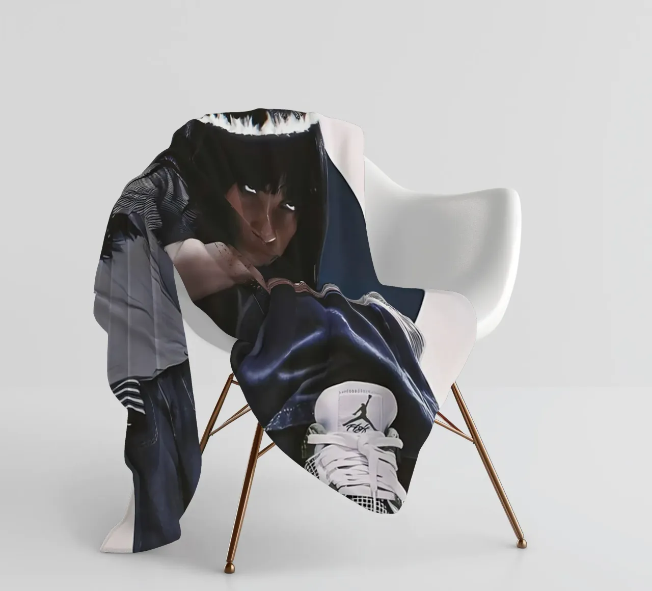 Billie eilish coperta in pile da Pinku