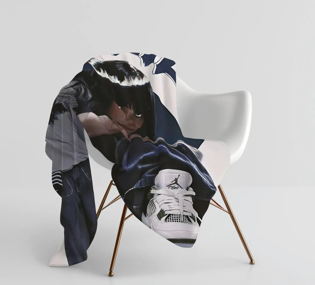 Billie eilish coperta in pile da Pinku