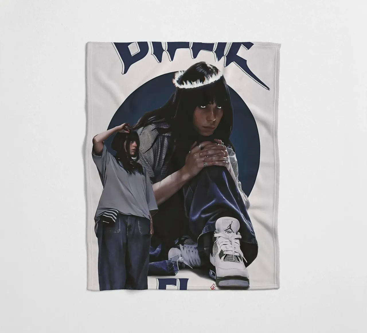 Billie eilish coperta in pile da Pinku