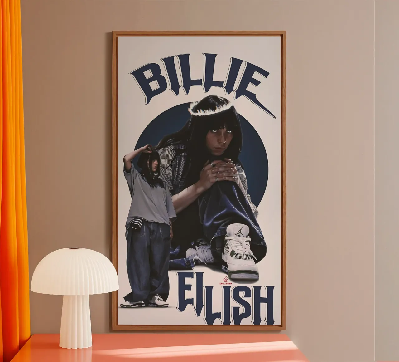 Billie eilish alluminio dibond da Pinku