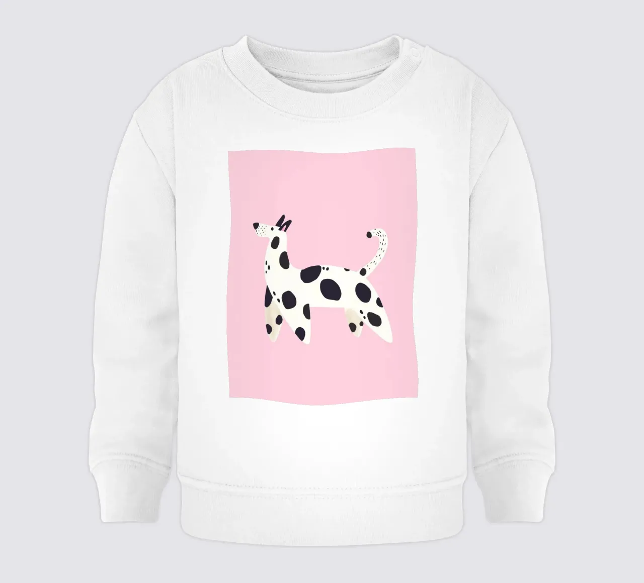 Dalmatian Print, Nursery Wall Art, Animal Print for Playroom baby sweatshirt by Little Lola