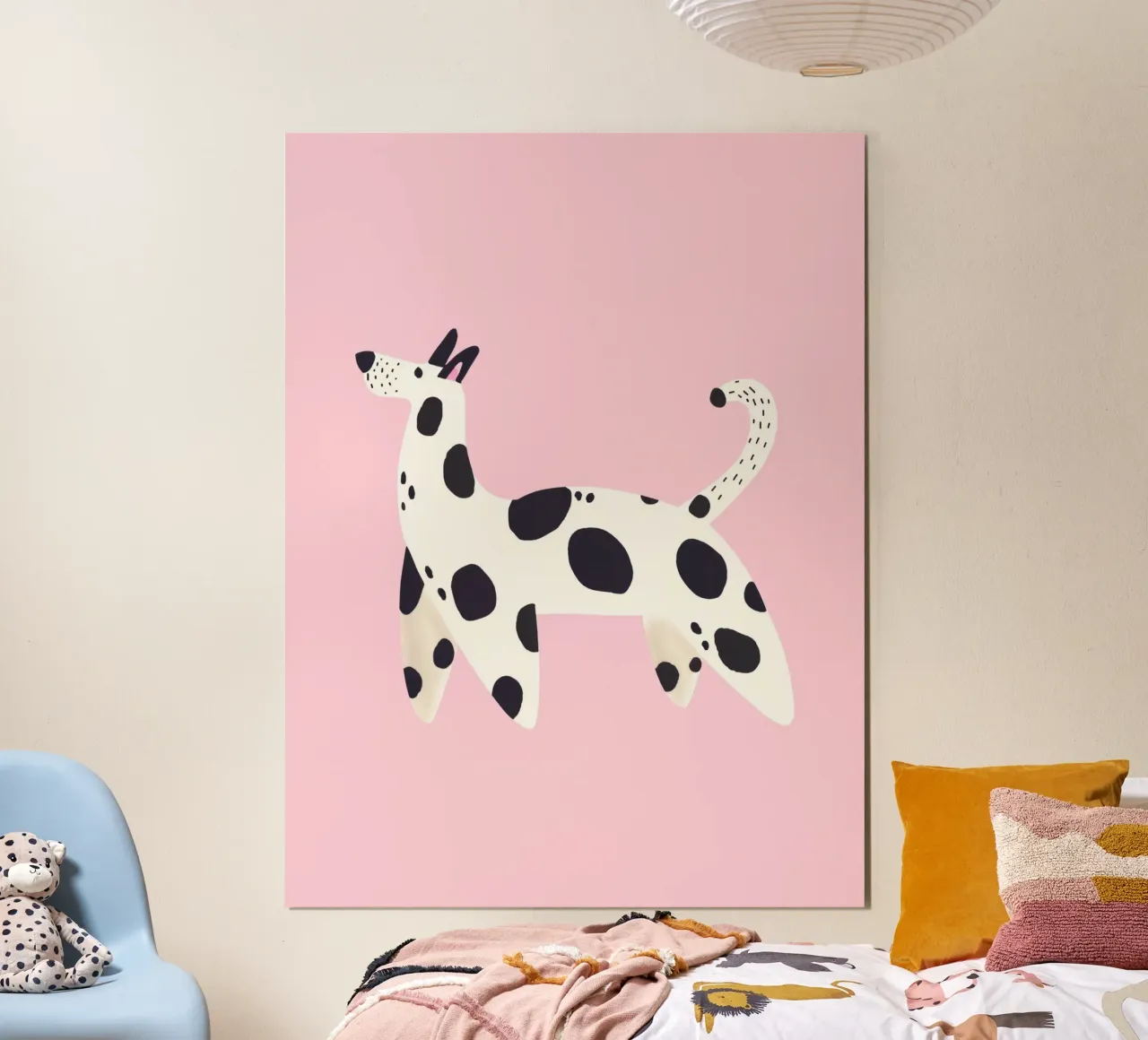 Dalmatian Print, Nursery Wall Art, Animal Print for Playroom poster by Little Lola