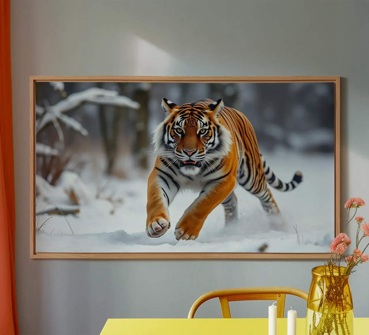 Tigre de Sibérie alu dibond de Wild Beauty