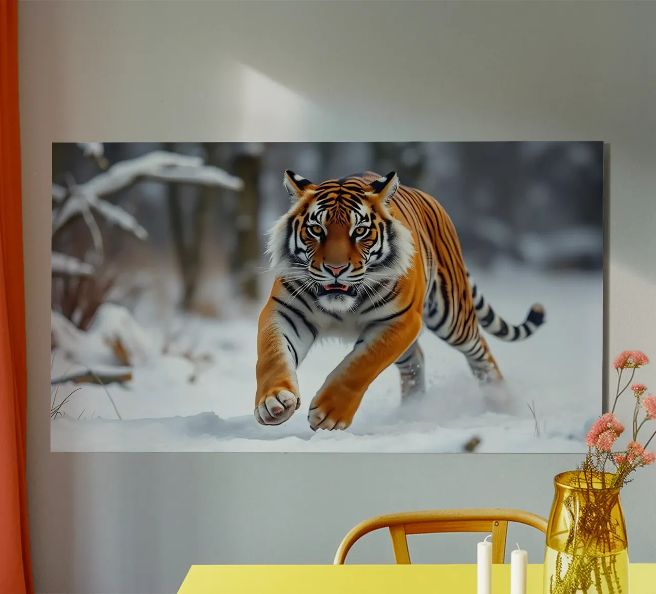 Tigre de Sibérie alu dibond de Wild Beauty