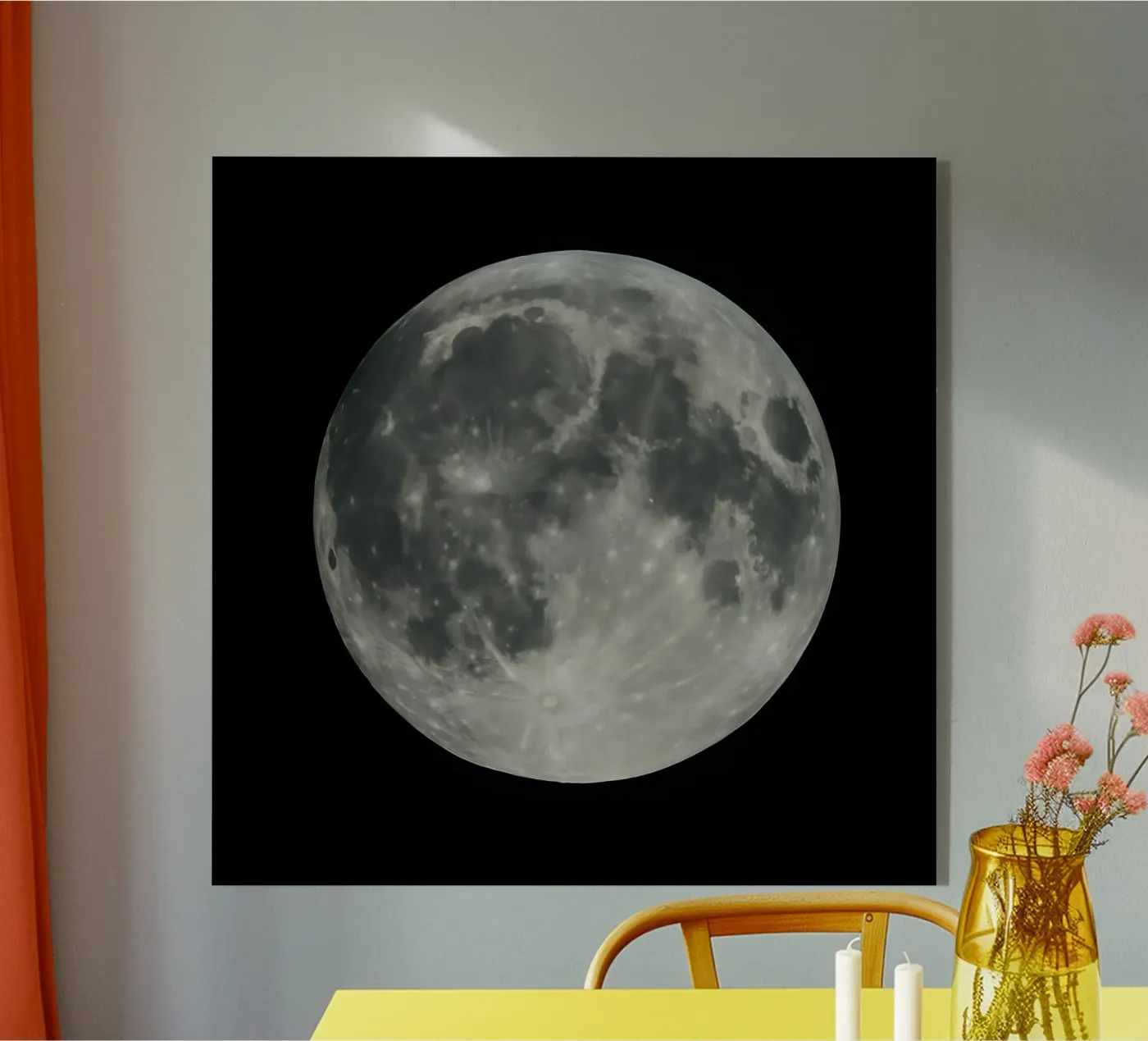 Full Moon acrylic glass by RealLifeMoments