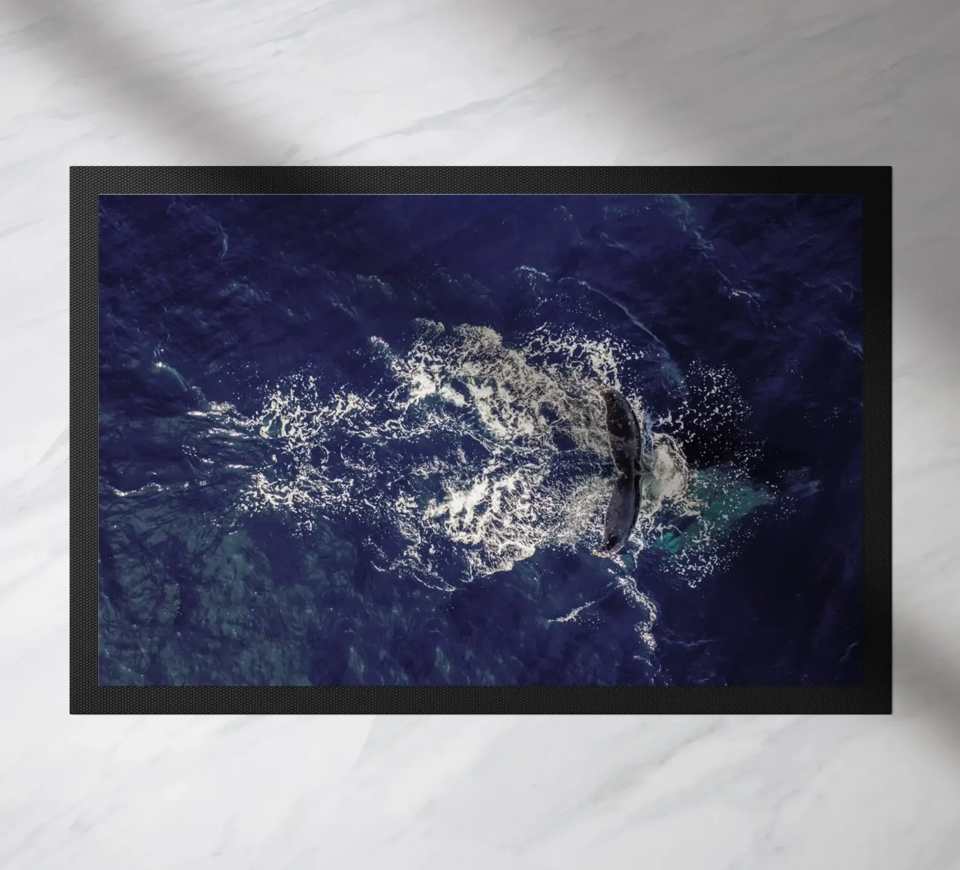 Whale doormat by ROBERTO H