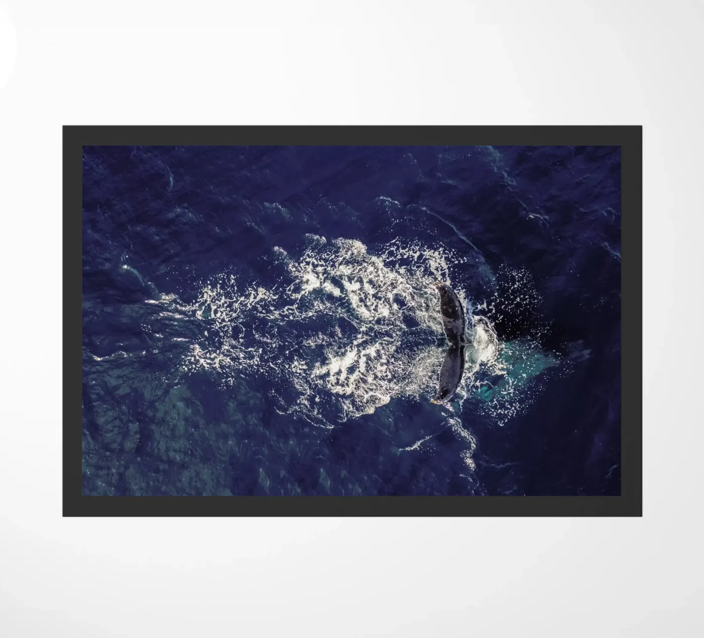 Whale doormat by ROBERTO H