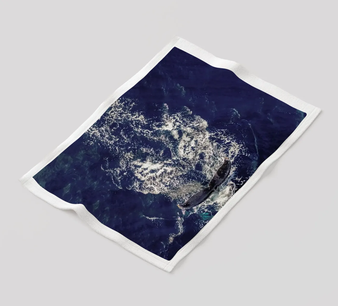 Whale Fleecedecke von ROBERTO H