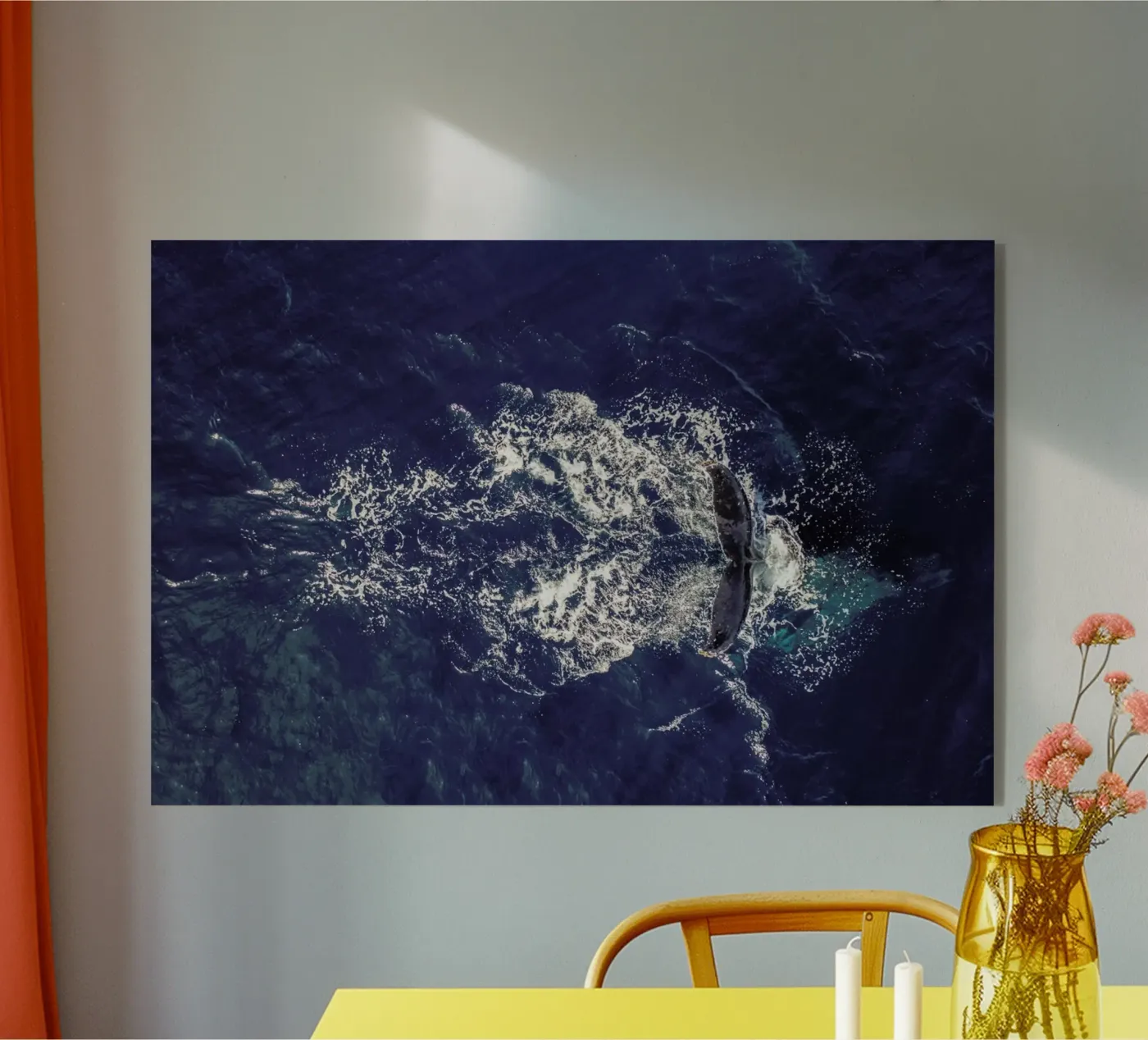 Whale plexiglas de ROBERTO H
