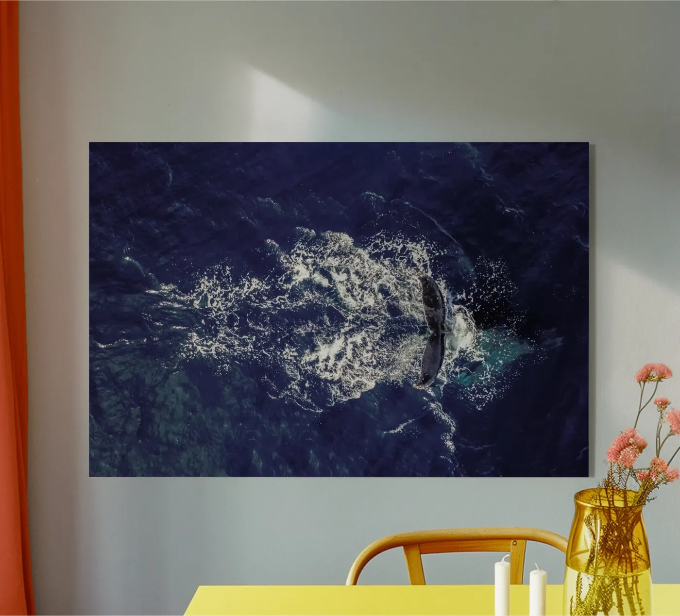 Whale plexiglas de ROBERTO H