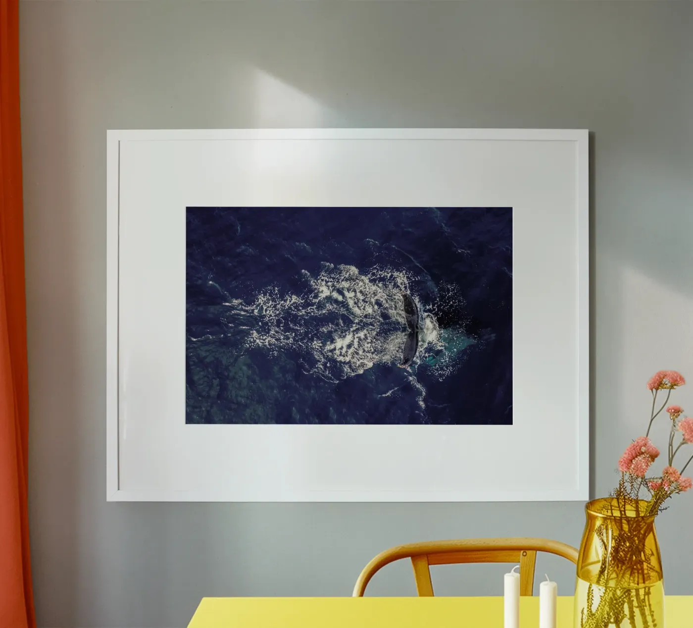 Whale poster by ROBERTO H