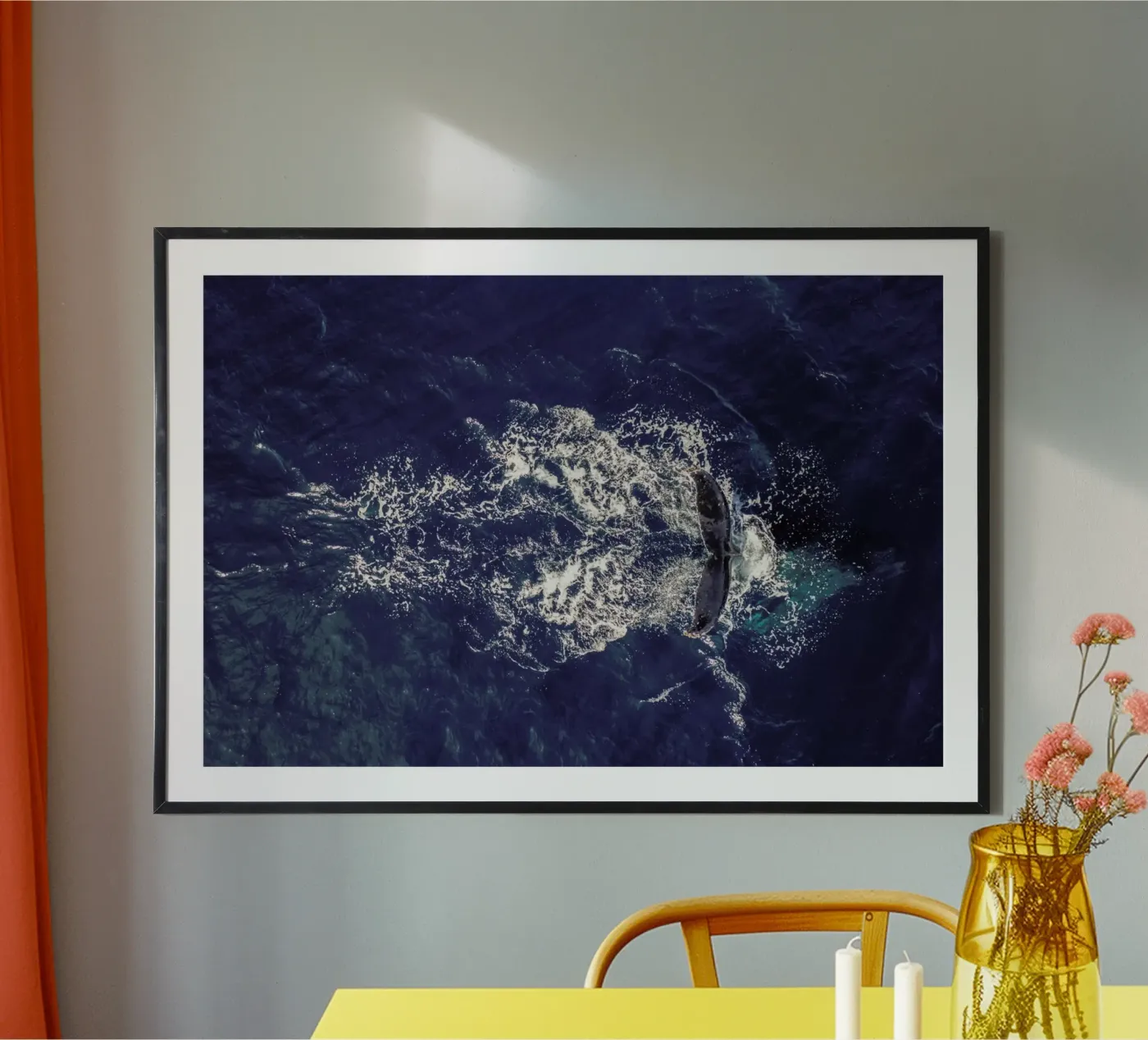 Whale poster by ROBERTO H