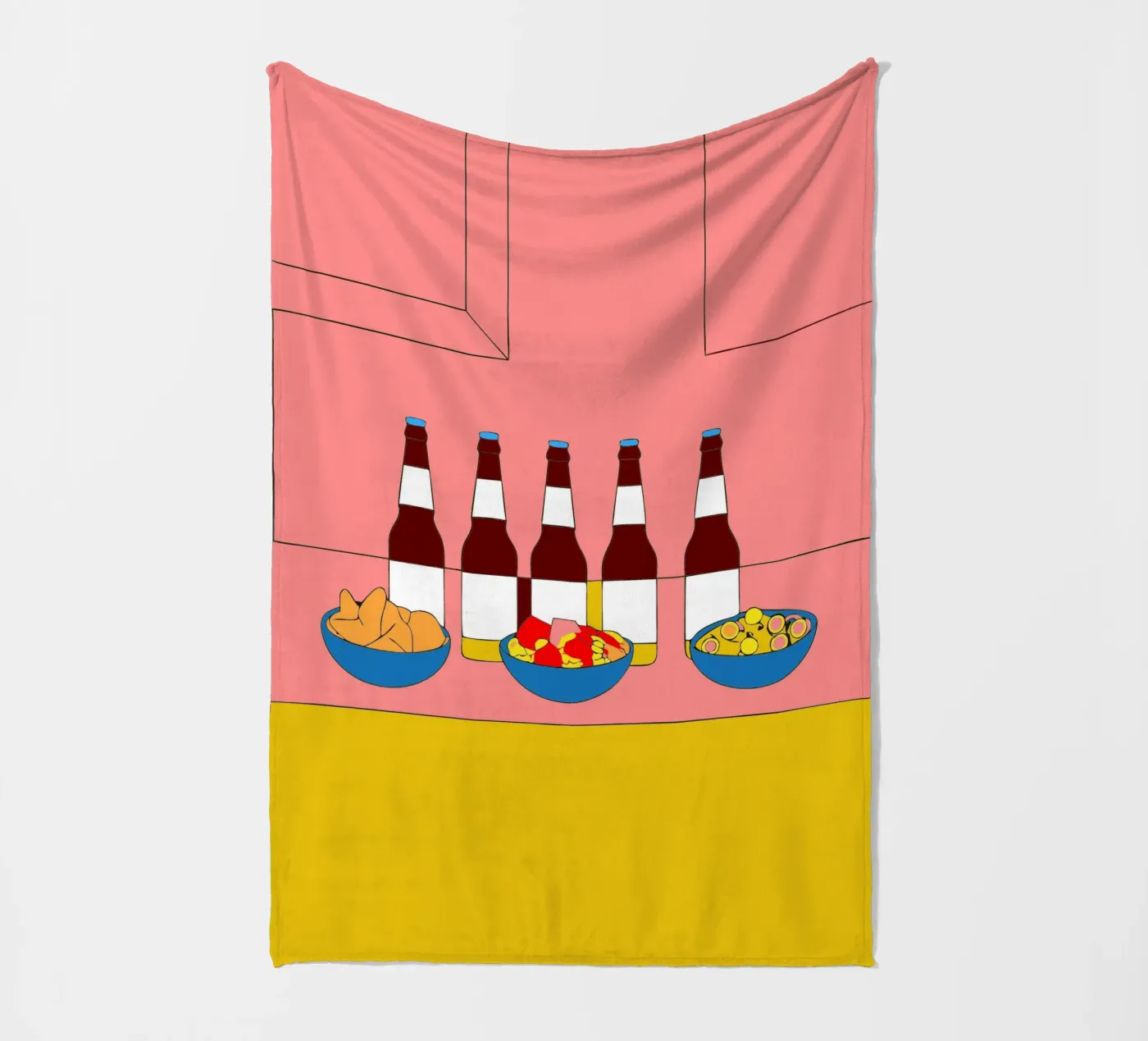 Drinks genießen Fleecedecke von OUR SHOP